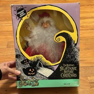 Tim Burton Nightmare Before Christmas Santa Puppet Hasbro Rare 1993